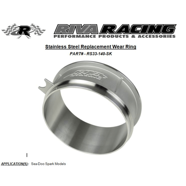 RIVA Sea-Doo Spark Stainless Steel Wear Ring