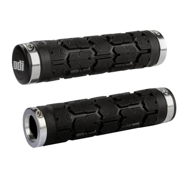 ODI Ruffian MX Lock-On Grips, 130mm, Black, No Flange