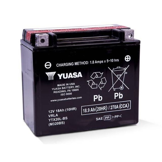 YUASA LEAD ACID BATTERY YTX20L-BS