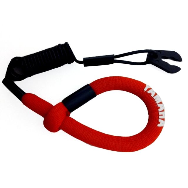 OEM Yamaha WaveRunner Floating Wrist Lanyard RED