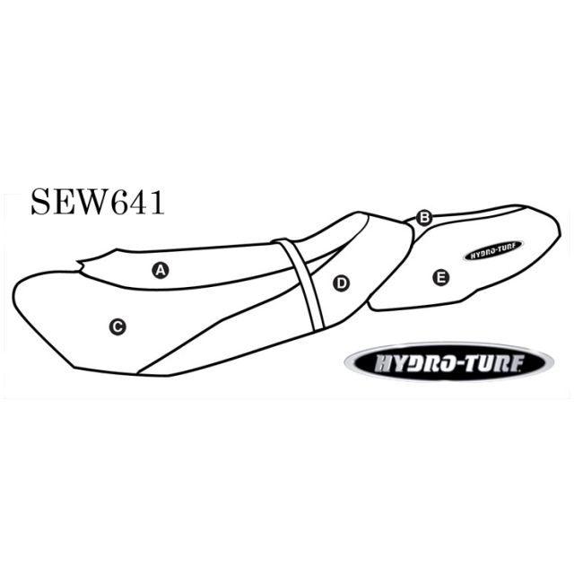 Hydro Turf Kawasaki STX-12F (06-11) / STX-15F (06-16) Seat Cover