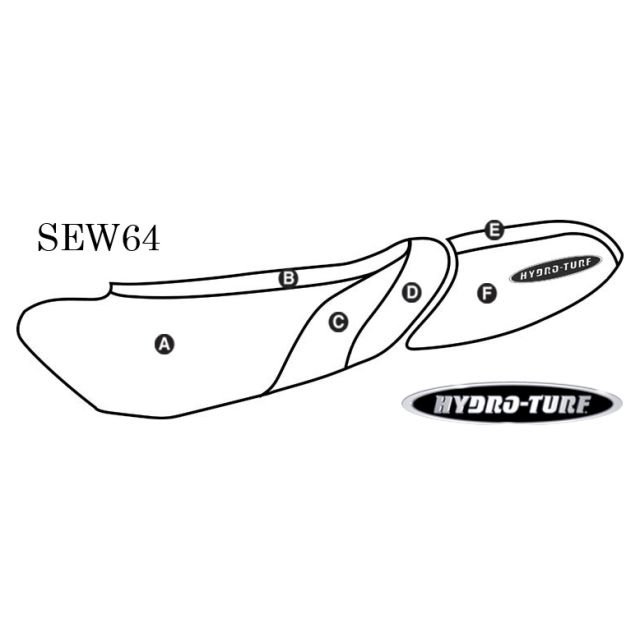 Hydro Turf Kawasaki 1100STX DI (00-02), 900STX (01-02) Seat Cover