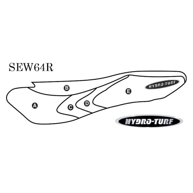 Hydro Turf Kawasaki 1200 STX-R (02-05) / STX (03-05) / 900 STX (06) / STX (12-13) Seat Cover