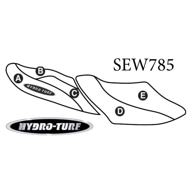 Hydro Turf Yamaha XLT1200 (01-05) / XLT800 (02-04) Seat Cover