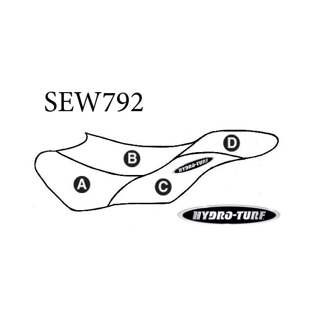 Hydro Turf Yamaha GP1300R (03-08) / GP800R (03-04) Seat Cover