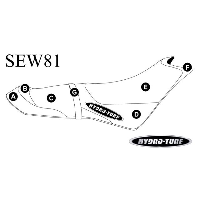 Hydro-Turf Sea-Doo Spark (14-23) 2 Seater / Spark Trixx Seat Cover