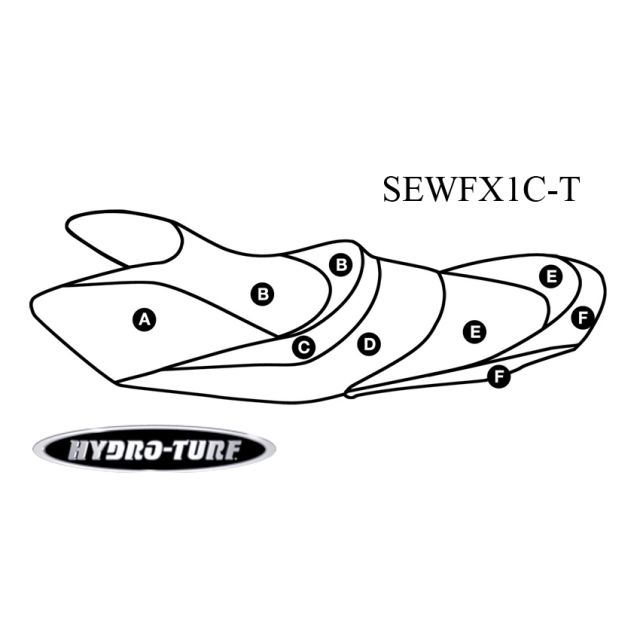 Hydro Turf Yamaha FX SHO Cruiser (09-11) Seat Cover