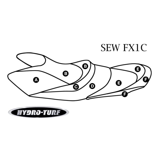 Hydro Turf Yamaha FX SHO Cruiser (08-09) Seat Cover