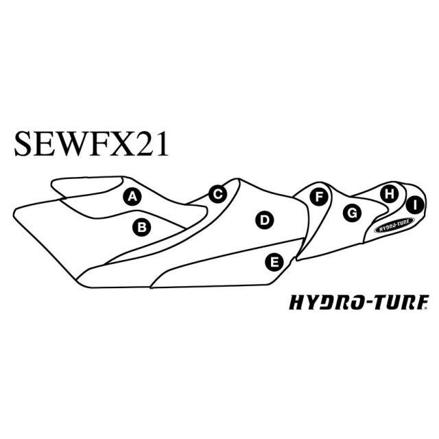 Hydro Turf Yamaha FX Cruiser HO + SHO (12-13) Seat Cover