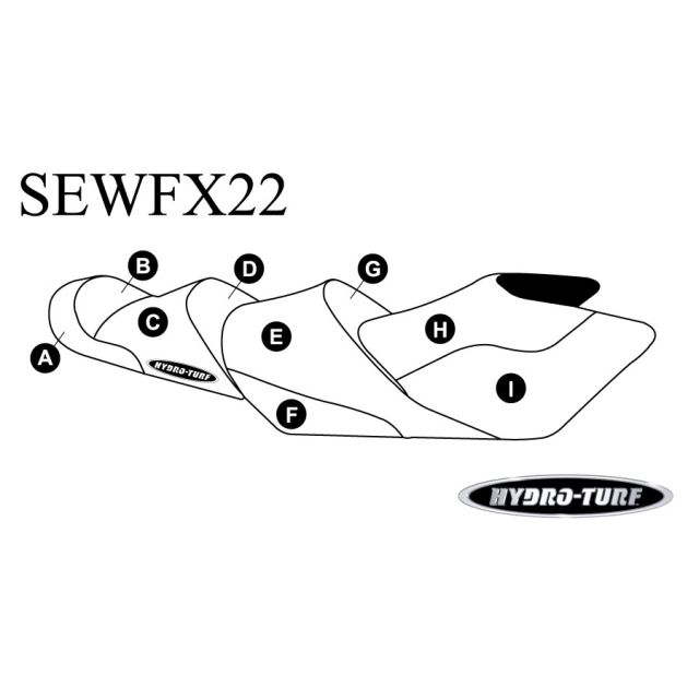 Yamaha FX Cruiser HO (14-18) / FX Cruiser SHO (14-16) / FX Cruiser SVHO + Ltd (14-18) Hydro Turf Seat Cover