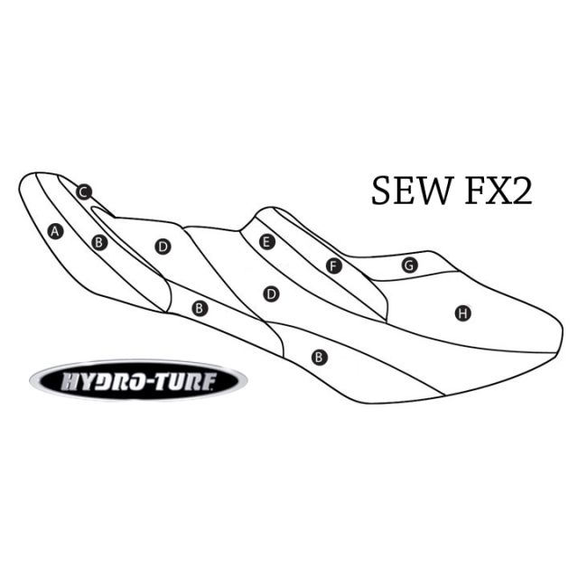 Hydro Turf Yamaha FX Cruiser HO (05) Seat Cover