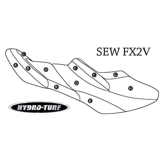 Hydro Turf Yamaha FX Cruiser HO (06-08) Seat Cover
