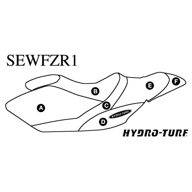 Hydro Turf Yamaha FZR (12-16) Seat Cover