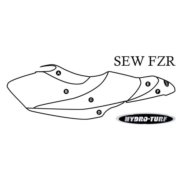 Hydro Turf Yamaha FZR (09-11) Seat Cover