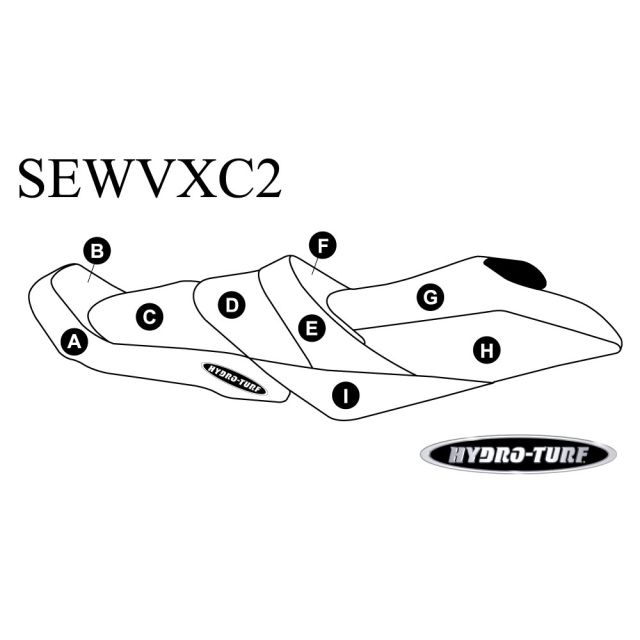 Hydro-Turf Seat Cover for Yamaha VX Cruiser (15-19) / VX Cruiser HO / VX Limited (16-19)