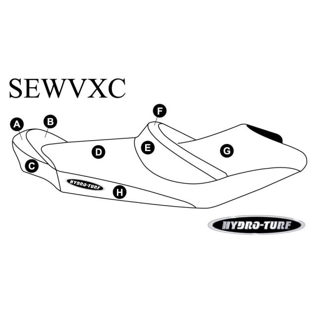 Hydro Turf Yahama VX Cruiser ('07-'09) Seat Cover