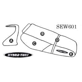 Hydro Turf Kawasaki ZXi 1100 (98-03) Seat + Cowling Seat Cover